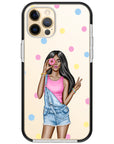 Donut Girl iPhone Case