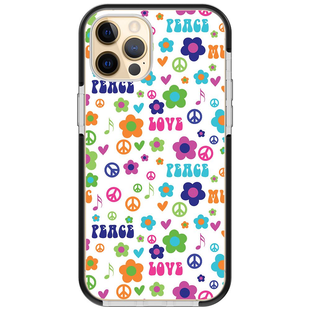 Love and Peace Impact iPhone Case