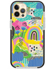 Rainbow Patches Impact iPhone Case