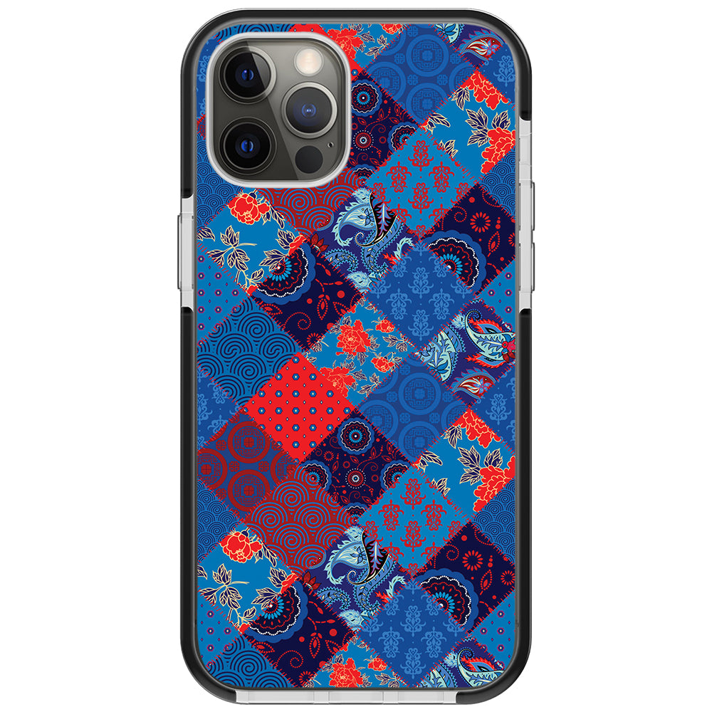 Paisley Patch Impact iPhone Case