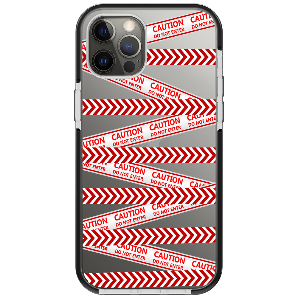 Caution Impact iPhone Case