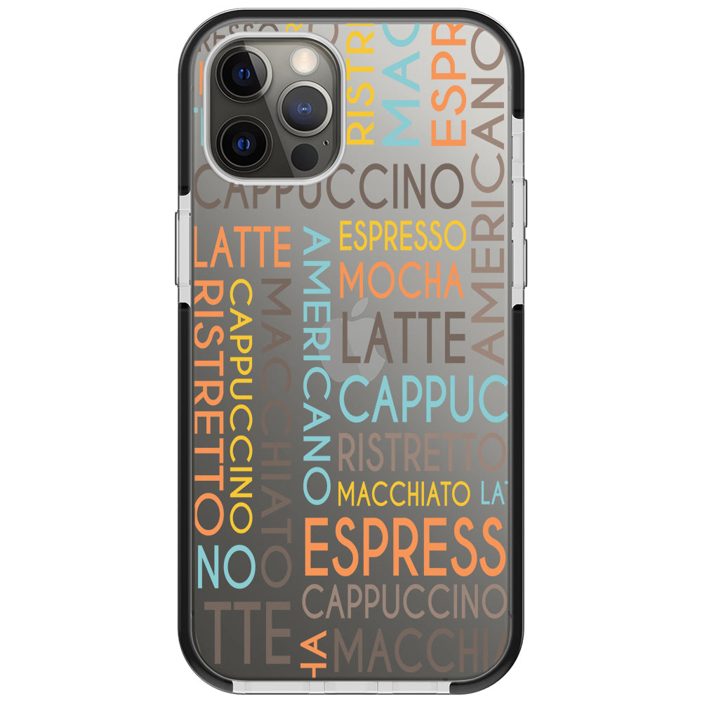 Coffee Names Impact iPhone Case