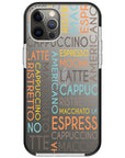 Coffee Names Impact iPhone Case