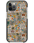 Spring Groovy Pattern Impact iPhone Case