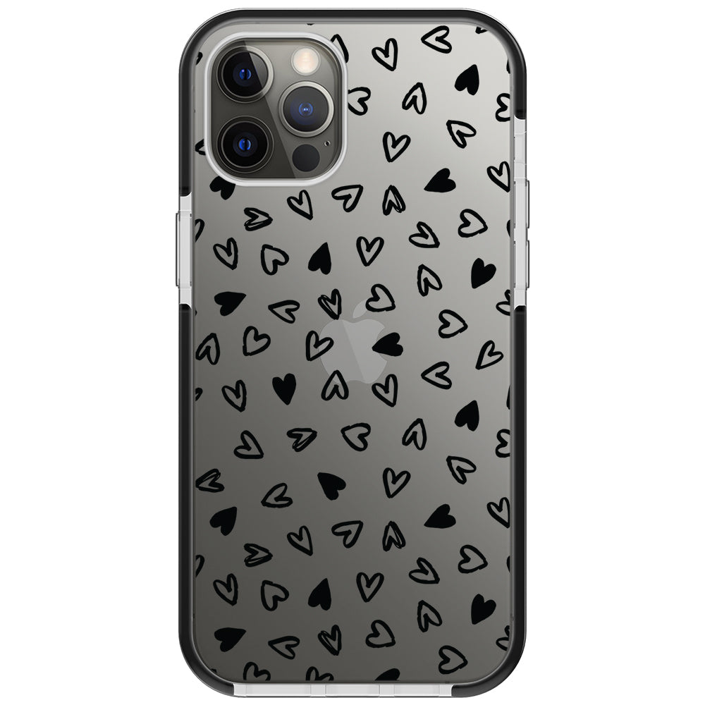 Little Hearts Impact iPhone Case