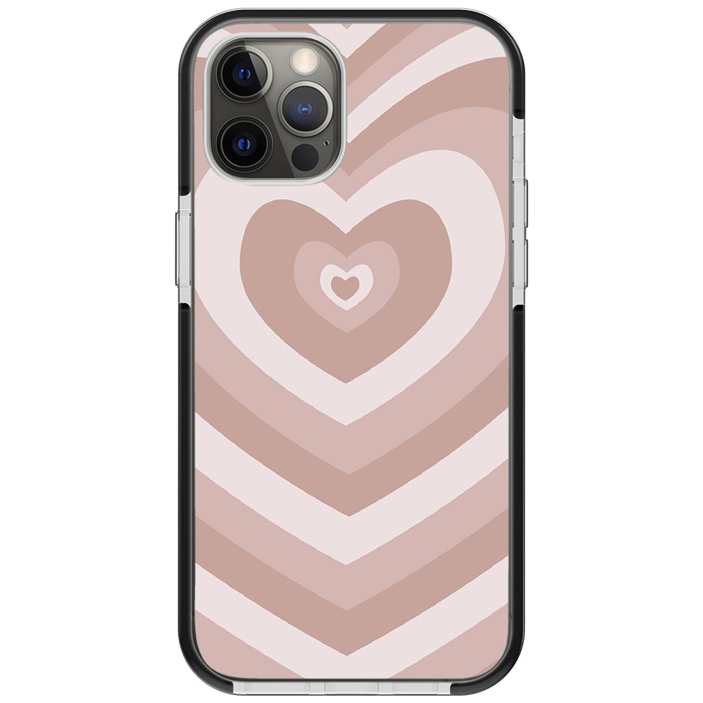 Nude Heart Impact iPhone Case