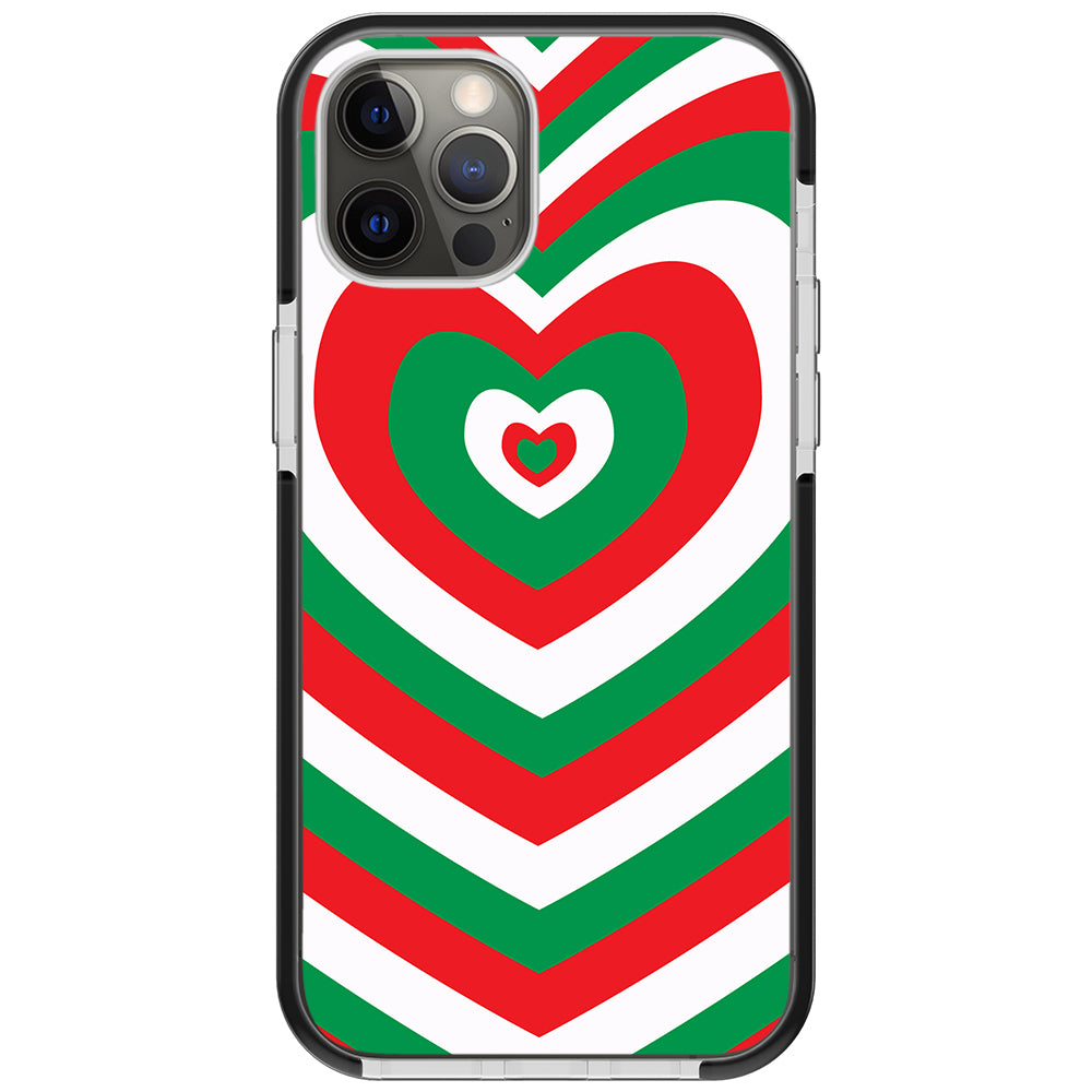 Candy Cane Impact iPhone Case