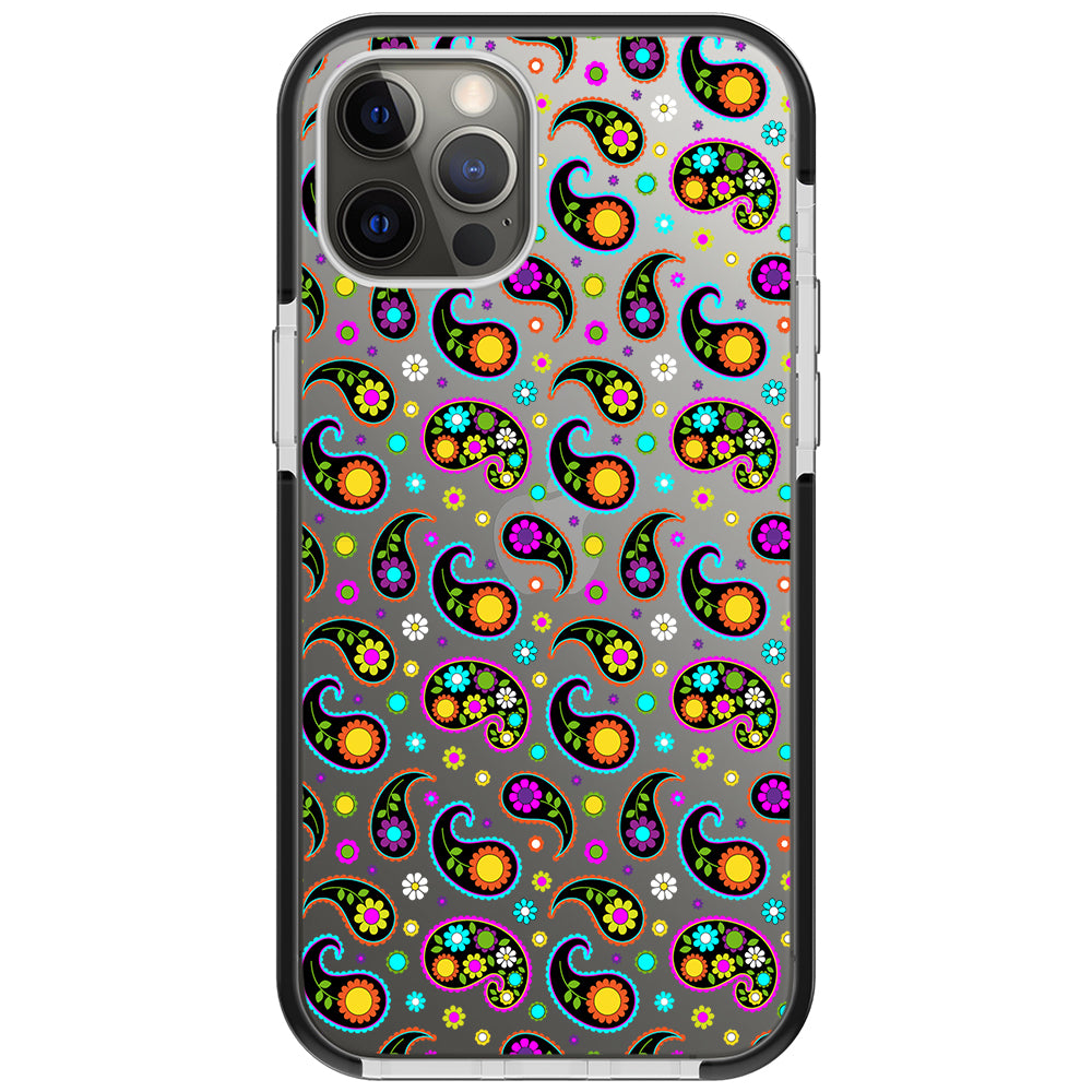 Colorful Paisley Impact iPhone Case