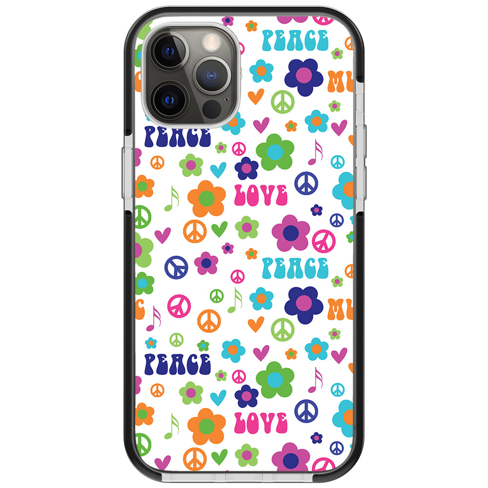 Love and Peace Impact iPhone Case