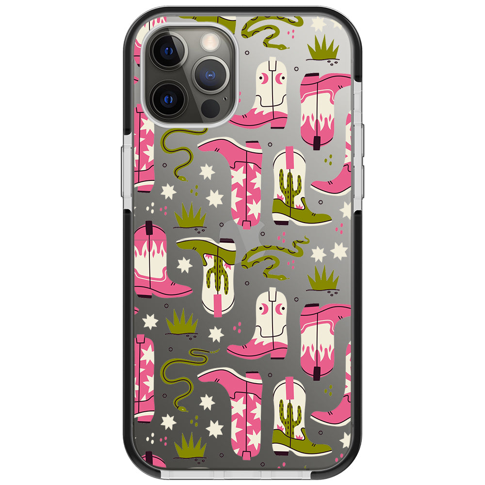 Pink Cowboy Boots Phone Case