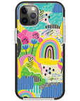 Rainbow Patches Impact iPhone Case