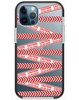 Caution Impact iPhone Case