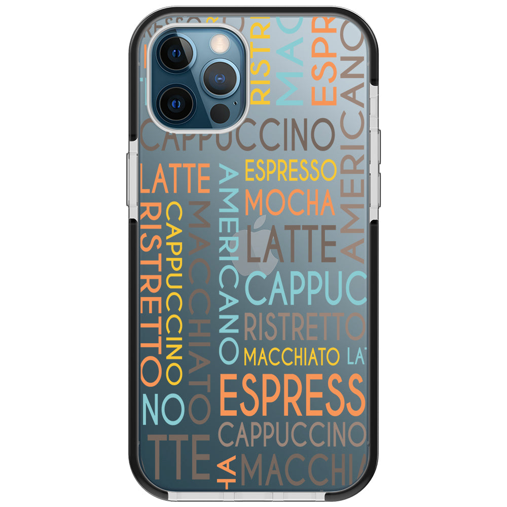 Coffee Names Impact iPhone Case