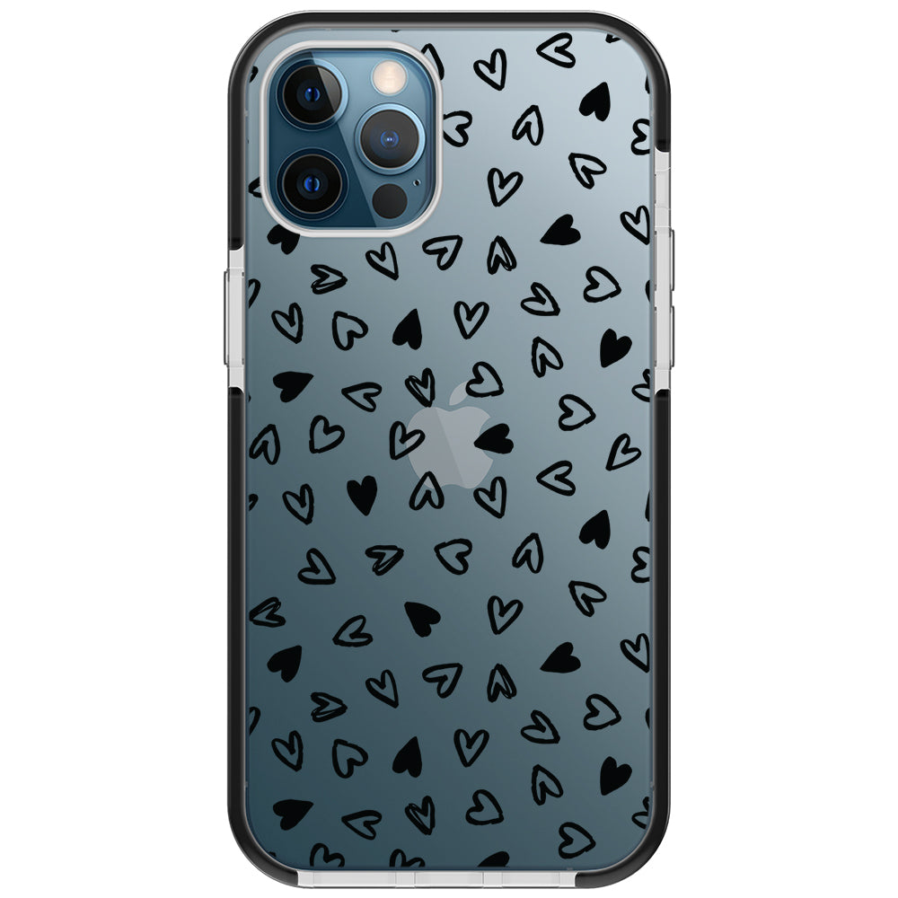 Little Hearts Impact iPhone Case