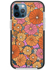 Retro Flowers Impact iPhone Case