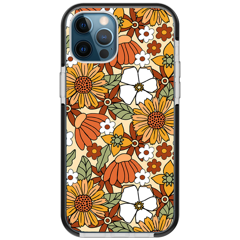 Retro Wildflower Impact iPhone Case