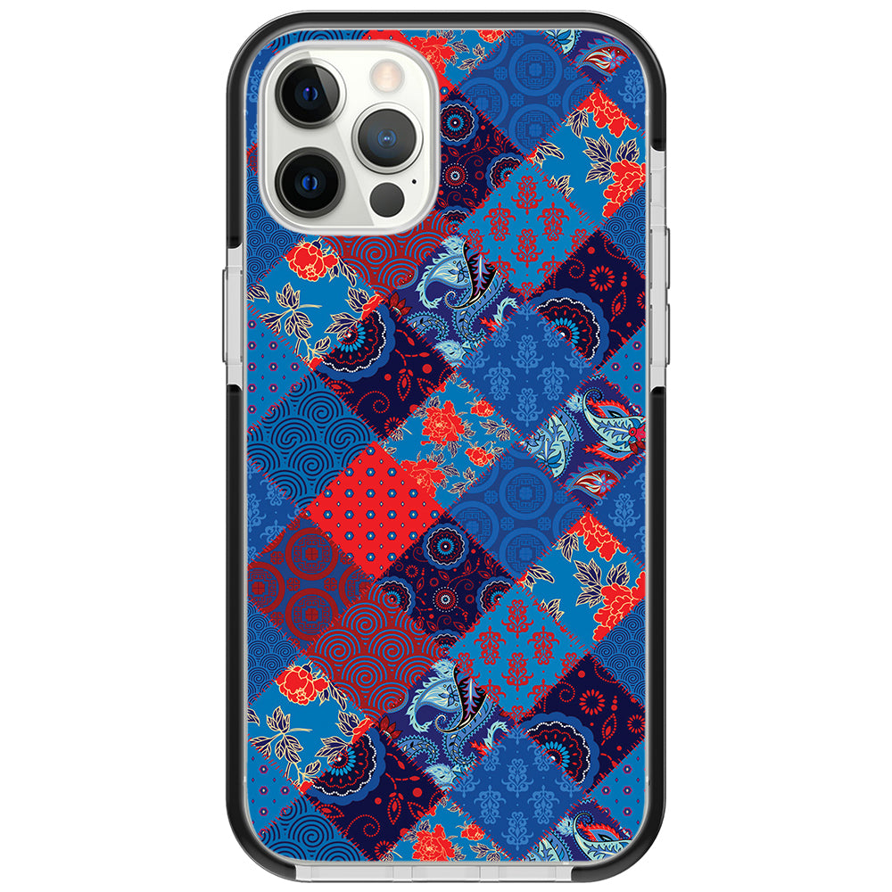 Paisley Patch Impact iPhone Case