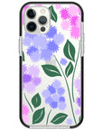 Ageratum Floral Impact iPhone Case