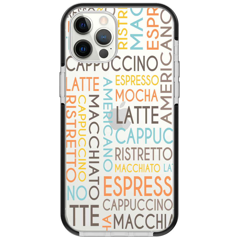 Coffee Names Impact iPhone Case