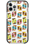 Cowboy Boots Collage iPhone Case