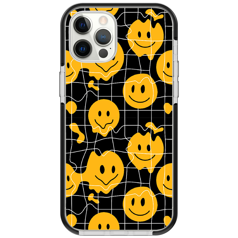 Grid Smiley  Impact iPhone Case