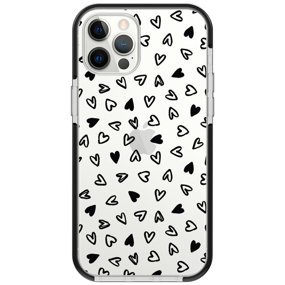 Little Hearts Impact iPhone Case