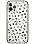 Little Hearts Impact iPhone Case