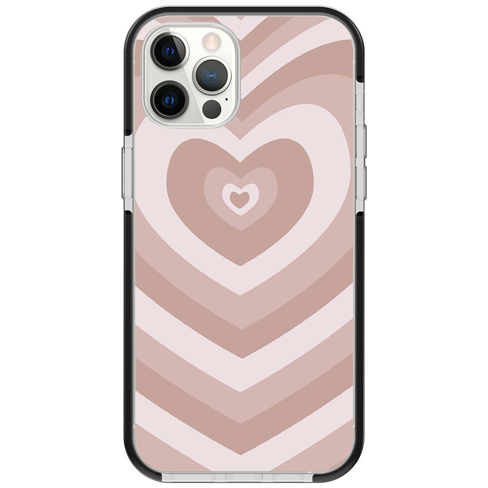 Nude Heart Impact iPhone Case