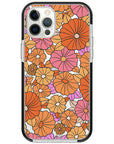 Retro Flowers Impact iPhone Case