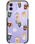 Pumpkin Spice Latte Collage iPhone Case