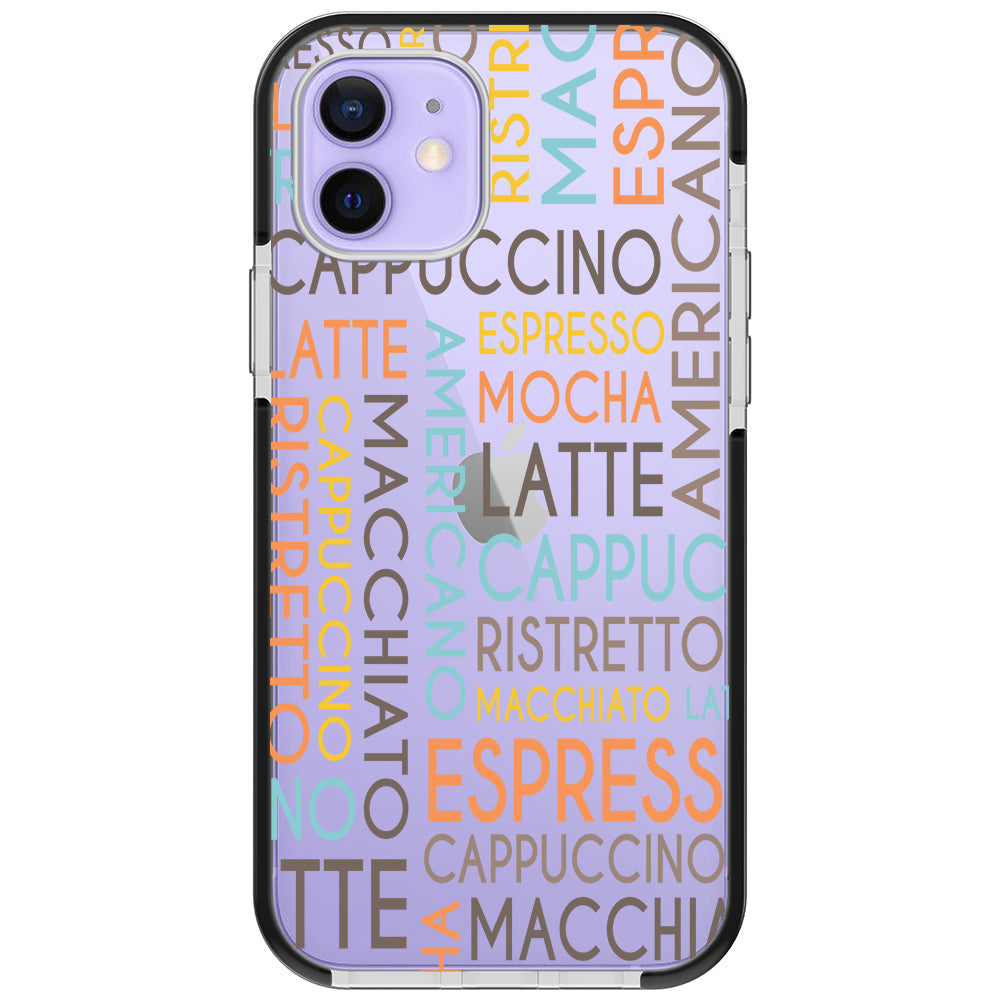 Coffee Names Impact iPhone Case