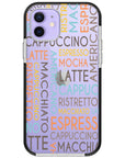 Coffee Names Impact iPhone Case