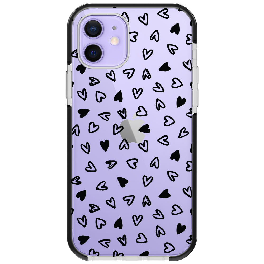 Little Hearts Impact iPhone Case