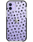 Little Hearts Impact iPhone Case