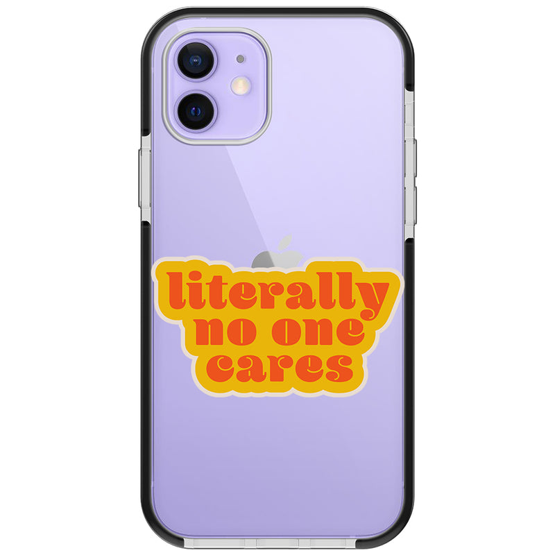 No one cares Impact iPhone Case