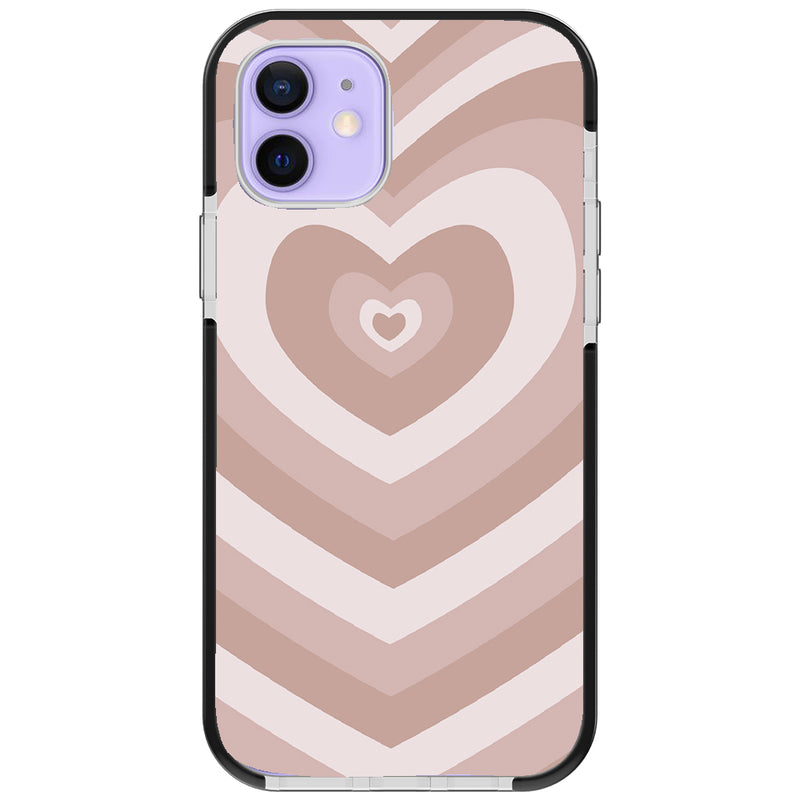 Nude Heart Impact iPhone Case