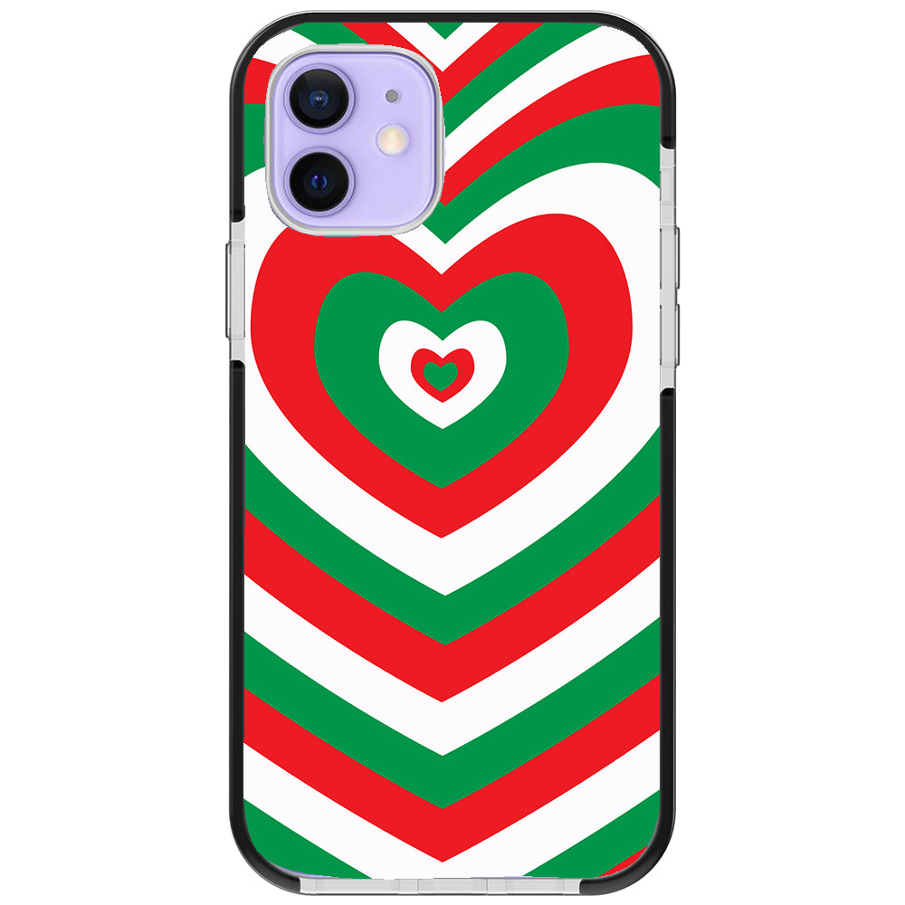 Candy Cane Impact iPhone Case