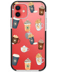 Pumpkin Spice Latte Collage iPhone Case