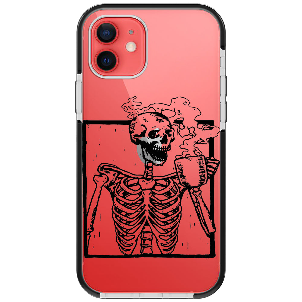 Coffee Skeleton Impact iPhone Case