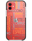 Coffee Names Impact iPhone Case