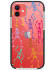 Dancing Skeleton Impact iPhone Case