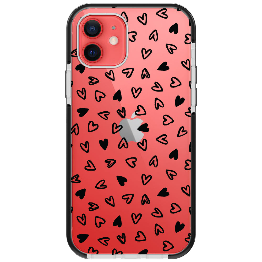 Little Hearts Impact iPhone Case