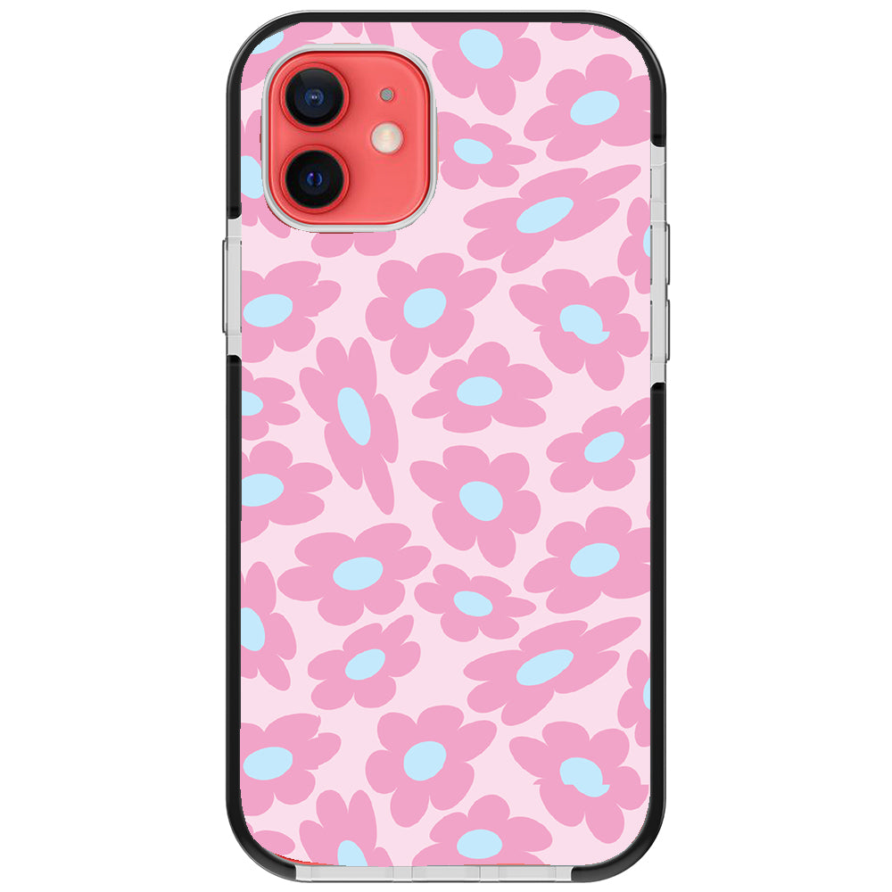 Pastel Warped Flower iPhone Case