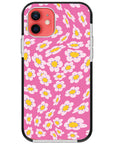 Pink Warped Flower iPhone Case