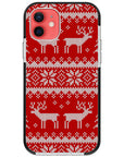 Ugly Sweater Red White Impact iPhone Case