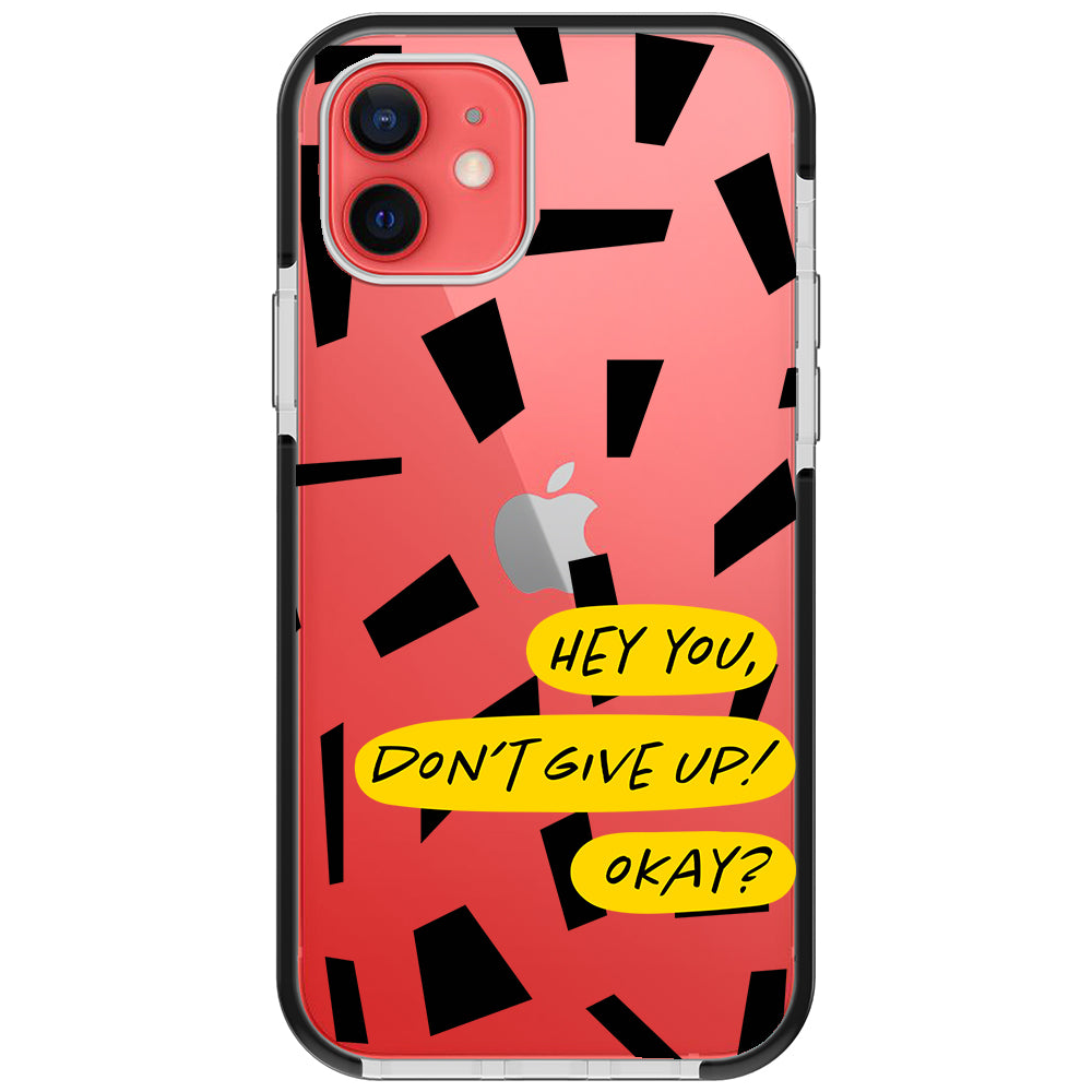 Don&#39;t Give Up Impact iPhone Case