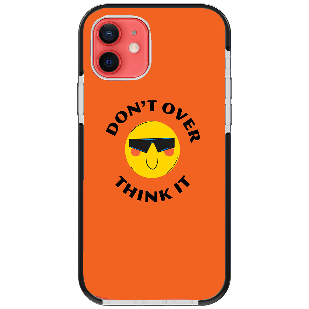 Don&#39;t Overthink Quote Impact iPhone Case