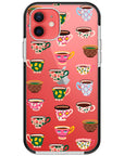 Artistic Teacups Impact iPhone Case