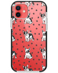 Frenchies Paws Collage Impact iPhone Case