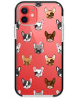 Frenchie Faces Impact iPhone Case